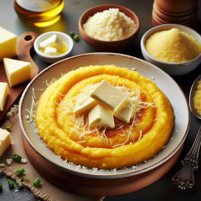 Image of Soft Butter Cheese Polenta