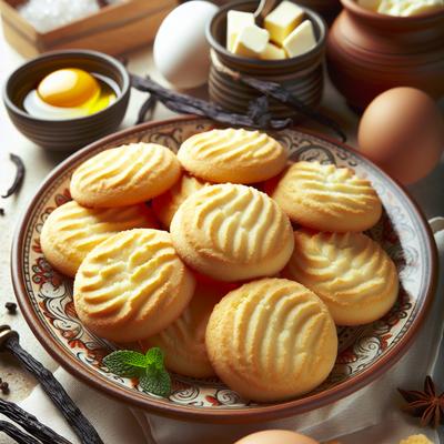 Image of Soft Chewy Vanilla Butter Cookies