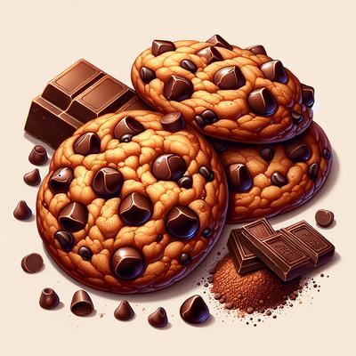 Image of Soft Chocolate Chocolate Chip Cookies