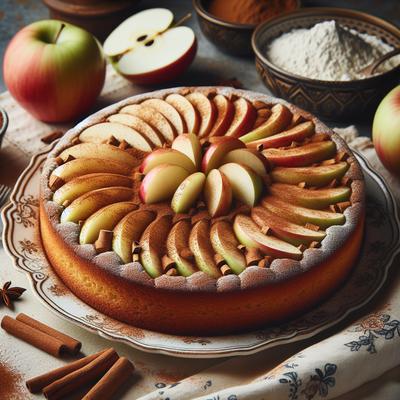 Image of Soft Cinnamon Apple Cake