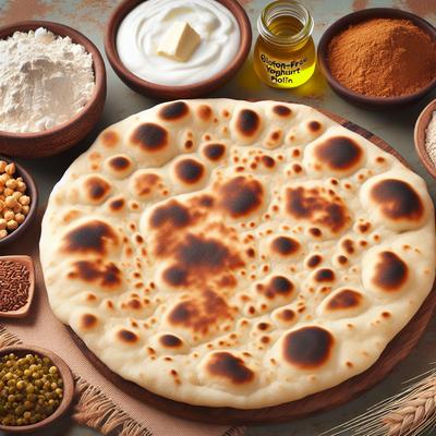 Image of Soft Gluten Free Naan Bread Indian Flatbread