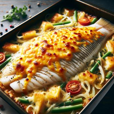 Image of Sole Fillet Bake with Cheese