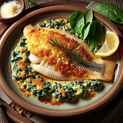 Image of Sole Florentine Au Gratin