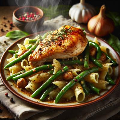 Image of Solo Green Beans and Chicken with Pasta