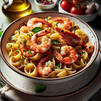 Image of Solo Mediterranean Shrimp and Pasta