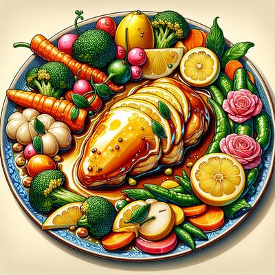 Image of Solo Poached Lemon Chicken and Vegetables