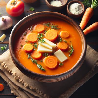 Image of Sopa De Zanahoria Carrot and Cheese Soup Paraguay