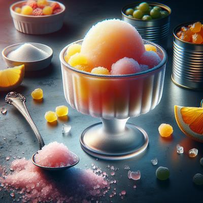 Image of Sorbet from Canned Fruit
