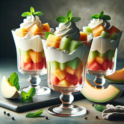 Image of Sorbet Melon Parfaits