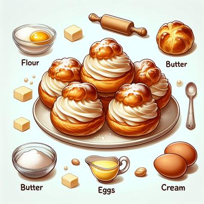 Image of Souffles De Crme Cream Puffs