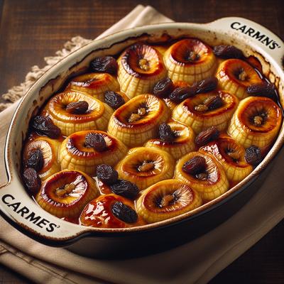 Image of Souflete De Bananas Carmen Carmen's Baked Bananas with Raisins