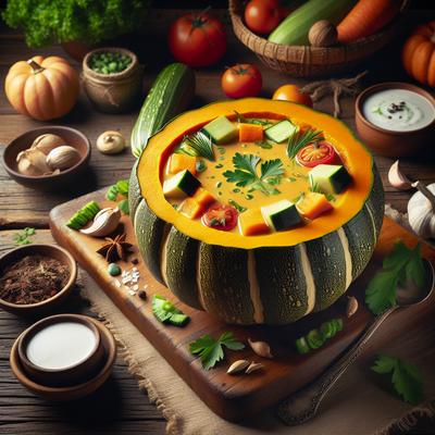 Image of Soup in a Pumpkin Vegan