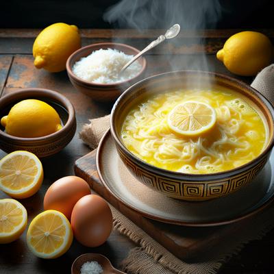 Image of Soupa Avgolemono Egg Lemon Soup