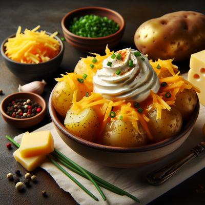 Image of Sour Cream and Cheddar Potatoes
