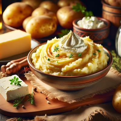 Image of Sour Cream and Cream Cheese Mashed Potatoes