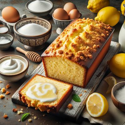 Image of Sour Cream and Lemon Pound Cake
