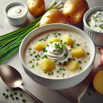 Image of Sour Cream and Potato Soup