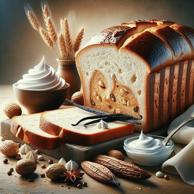 Image of Sour Cream and Vanilla Bread