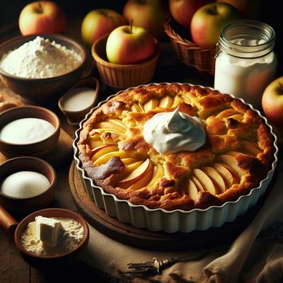 Image of Sour Cream Apple Bake