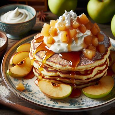 Image of Sour Cream Apple Pancakes