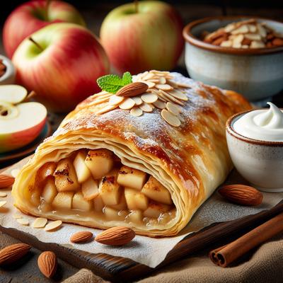 Image of Sour Cream Apple Strudel