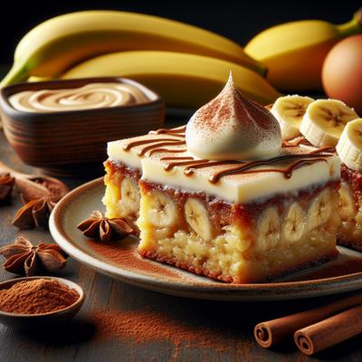 Image of Sour Cream Banana Bars with Brown Butter Frosting