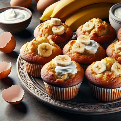 Image of Sour Cream Banana Muffins