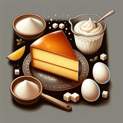 Image of Sour Cream Cake Slice