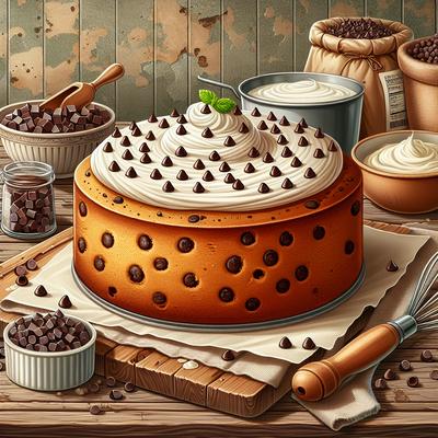 Image of Sour Cream Cake with Chocolate Chips