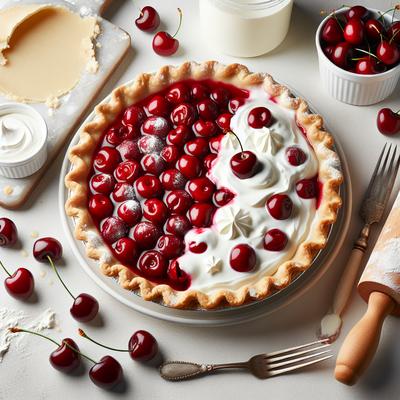 Image of Sour Cream Cherry Pie