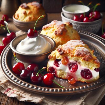 Image of Sour Cream Cherry Scones