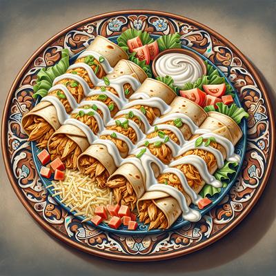 Image of Sour Cream Chicken Enchiladas