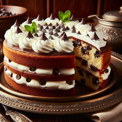 Image of Sour Cream Chocolate Chip Cake