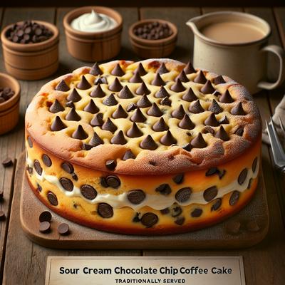 Image of Sour Cream Chocolate Chip Coffee Cake