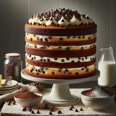 Image of Sour Cream Chocolate Chip Layer Cake