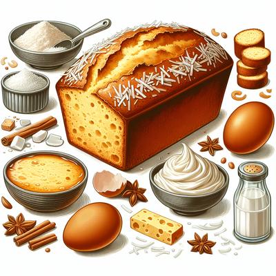 Image of Sour Cream Coconut Quick Bread