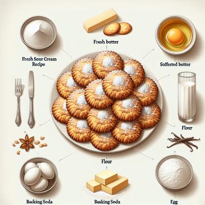 Image of Sour Cream Cookies Grandma Diehl's Recipe