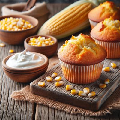 Image of Sour Cream Corn Muffins