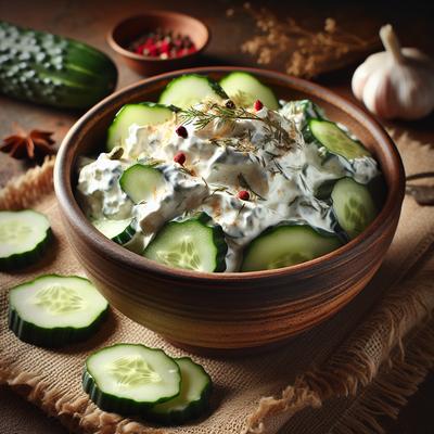 Image of Sour Cream Cucumbers