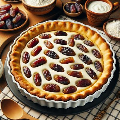 Image of Sour Cream Date Pie