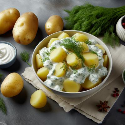 Image of Sour Cream Dill Potato Salad