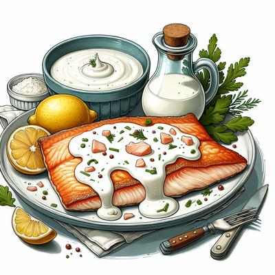 Image of Sour Cream Halibut
