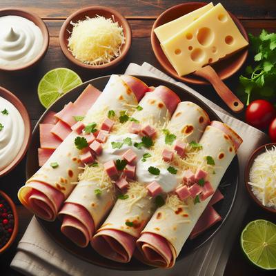 Image of Sour Cream Ham Enchiladas