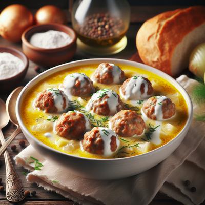 Image of Sour Cream Meatballs in Cream of Chicken Soup