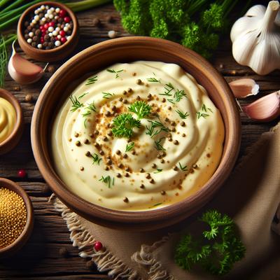 Image of Sour Cream Mustard Sauce Dip