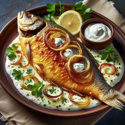 Image of Sour Cream Onion Baked Fish