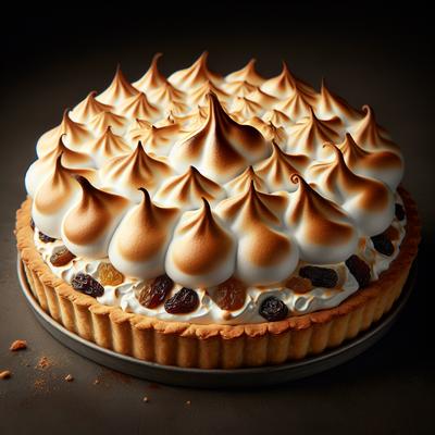 Image of Sour Cream Raisin Meringue Pie