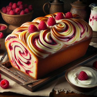 Image of Sour Cream Raspberry Swirl Loaf