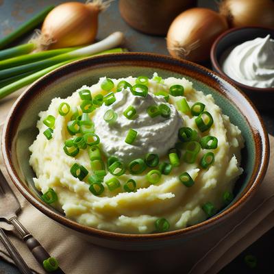 Image of Sour Cream Scallion Mashed Potatoes