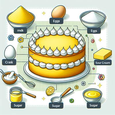 Image of Sour Cream Yellow Cake